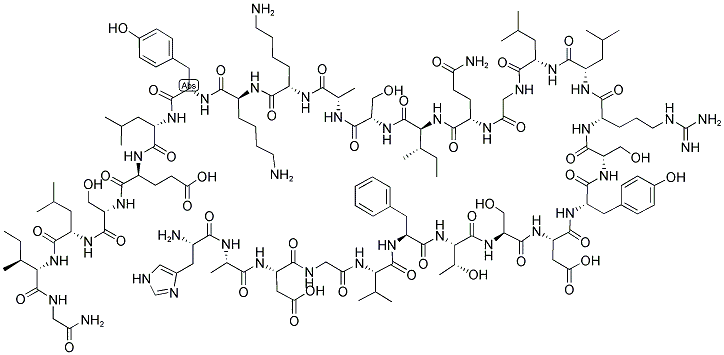 PHI-GLY (1-27) (RAT) Struktur