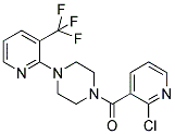 (2-CHLOROPYRIDIN-3-YL)(4-[3-(TRIFLUOROMETHYL)PYRIDIN-2-YL]PIPERAZINO)METHANONE Struktur