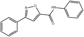 N,3-DIPHENYL-5-ISOXAZOLECARBOXAMIDE Struktur