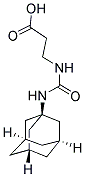 3-([(1-ADAMANTYLAMINO)CARBONYL]AMINO)PROPANOIC ACID Struktur