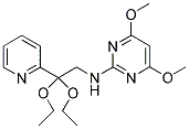 N-[2,2-DIETHOXY-2-(PYRIDIN-2-YL)ETHYL]-4,6-DIMETHOXY-2-PYRIMIDINAMINE Struktur