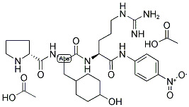 H-D-PRO-HHT-ARG-PNA 2ACOH Struktur