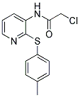 2-CHLORO-N-(2-[(4-METHYLPHENYL)THIO]PYRIDIN-3-YL)ACETAMIDE Struktur