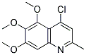 4-CHLORO-2-METHYL-5,6,7-TRIMETHOXYQUINOLINE Struktur