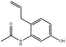 N-(2-ALLYL-5-HYDROXYPHENYL)ACETAMIDE Struktur