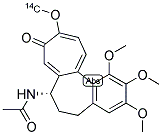 COLCHICINE, [RING C, METHOXY-14C] Struktur