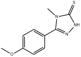 5-(4-METHOXYPHENYL)-4-METHYL-4H-1,2,4-TRIAZOLE-3-THIOL Struktur