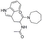 N-[2-AZEPAN-1-YL-1-(1H-INDOL-3-YLMETHYL)-2-OXOETHYL]ACETAMIDE Struktur