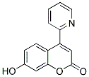 7-HYDROXY-4-(PYRIDIN-2-YL)COUMARIN Struktur