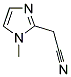 (1-METHYL-1H-IMIDAZOL-2-YL)-ACETONITRILE Struktur