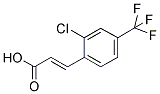 3-[2-CHLORO-4-(TRIFLUOROMETHYL)PHENYL]ACRYLIC ACID Struktur