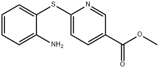 METHYL 6-[(2-AMINOPHENYL)SULFANYL]NICOTINATE Struktur