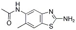 N-(2-AMINO-6-METHYL-BENZOTHIAZOL-5-YL)-ACETAMIDE Struktur