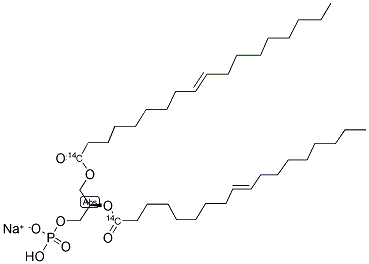 PHOSPHATIDIC ACID L-ALPHA DIOLEOYL, [OLEOYL-1-14C] SODIUM SALT Struktur