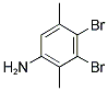 3,4-DIBROMO-2,5-DIMETHYLPHENYLAMINE Struktur