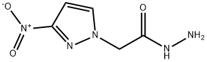 (3-NITRO-PYRAZOL-1-YL)-ACETIC ACID HYDRAZIDE Struktur