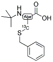 L-CYSTEINE-N-T-BOC, S-BENZYL (3-13C) Struktur