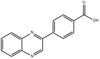 4-(2-QUINOXALINYL)BENZOIC ACID Struktur