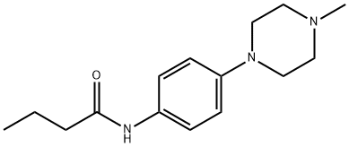 N-[4-(4-METHYLPIPERAZINO)PHENYL]BUTANAMIDE Struktur