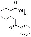 TRANS-2-[2-(2-CYANOPHENYL)-2-OXOETHYL]CYCLOHEXANE-1-CARBOXYLIC ACID Struktur