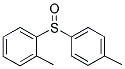 2-METHYL-1-[(4-METHYLPHENYL)SULPHINYL]BENZENE Struktur