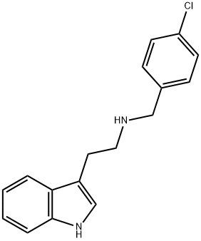 N-(4-CHLOROBENZYL)-2-(1H-INDOL-3-YL)ETHANAMINE Struktur