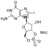 [8-3H]GUANOSINE 3',5'-CYCLIC PHOSPHATE, AMMONIUM SALT Struktur