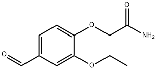 2-(2-ETHOXY-4-FORMYL-PHENOXY)-ACETAMIDE Struktur