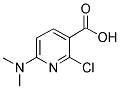 2-CHLORO-6-(DIMETHYLAMINO)PYRIDINE-3-CARBOXYLIC ACID Struktur
