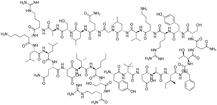 [D-TLE2,NLE27]-GRF (1-29) AMIDE, HUMAN Struktur