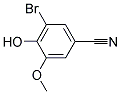 3-BROMO-4-HYDROXY-5-METHOXY-BENZONITRILE Struktur