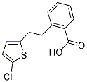 2-[2-(5-CHLORO-2-THIENYL)ETHYL]BENZOIC ACID Struktur