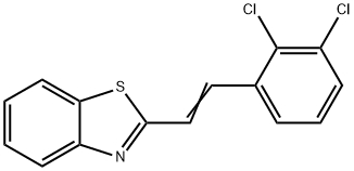 2-(2,3-DICHLOROSTYRYL)-1,3-BENZOTHIAZOLE Struktur