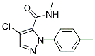 4-CHLORO-N-METHYL-1-(4-METHYLPHENYL)-1H-PYRAZOLE-5-CARBOXAMIDE Struktur