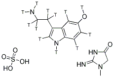 5-HYDROXY[G-3H]TRYPTAMINE CREATININE SULFATE Struktur