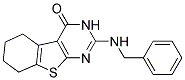 2-(BENZYLAMINO)-5,6,7,8-TETRAHYDRO[1]BENZOTHIENO[2,3-D]PYRIMIDIN-4(3H)-ONE Struktur