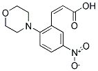 3-(2-MORPHOLINO-5-NITROPHENYL)ACRYLIC ACID Struktur