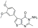 3-AMINO-5-(3,4-DIMETHOXY-PHENYL)-2-METHYL-3H-THIENO[2,3-D]PYRIMIDIN-4-ONE Struktur