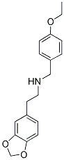 N-[2-(1,3-BENZODIOXOL-5-YL) ETHYL]-N-(4-ETHOXYBENZYL)AMINE Struktur