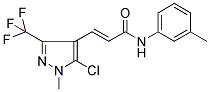 3-[5-CHLORO-1-METHYL-3-(TRIFLUOROMETHYL)-1H-PYRAZOL-4-YL]-N-(3-METHYLPHENYL)ACRYLAMIDE Struktur