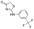 2-(3-TRIFLUOROMETHYL-PHENYLAMINO)-THIAZOL-4-ONE Struktur