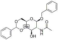 BENZYL 2-ACETAMIDO-4,6-O-BENZYLIDENE-2-DEOXY-B-D-GLUCOPYRANOSIDE Struktur