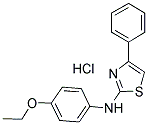 (4-ETHOXYPHENYL)(4-PHENYL(2,5-THIAZOLYL))AMINE, HYDROCHLORIDE Struktur