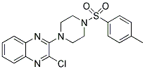 2-CHLORO-3-(4-[(4-METHYLPHENYL)SULFONYL]PIPERAZINO)QUINOXALINE Struktur