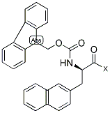 FMOC-D-2-NAL-WANG RESIN Struktur