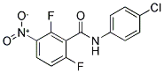 N-(4-CHLOROPHENYL)-2,6-DIFLUORO-3-NITROBENZAMIDE Struktur