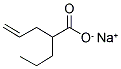 4-ENE VALPROIC ACID, SODIUM SALT Struktur