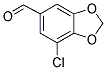 7-CHLORO-1,3-BENZODIOXOLE-5-CARBALDEHYDE Struktur