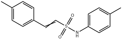 (E)-N,2-BIS(4-METHYLPHENYL)-1-ETHENESULFONAMIDE Struktur