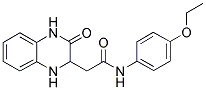 N-(4-ETHOXY-PHENYL)-2-(3-OXO-1,2,3,4-TETRAHYDRO-QUINOXALIN-2-YL)-ACETAMIDE Struktur